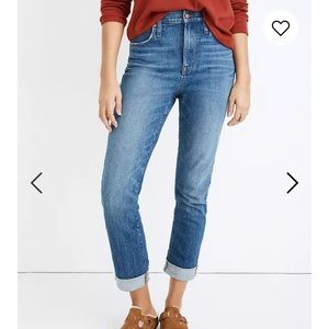 Madewell High Rise Slim Boyjean